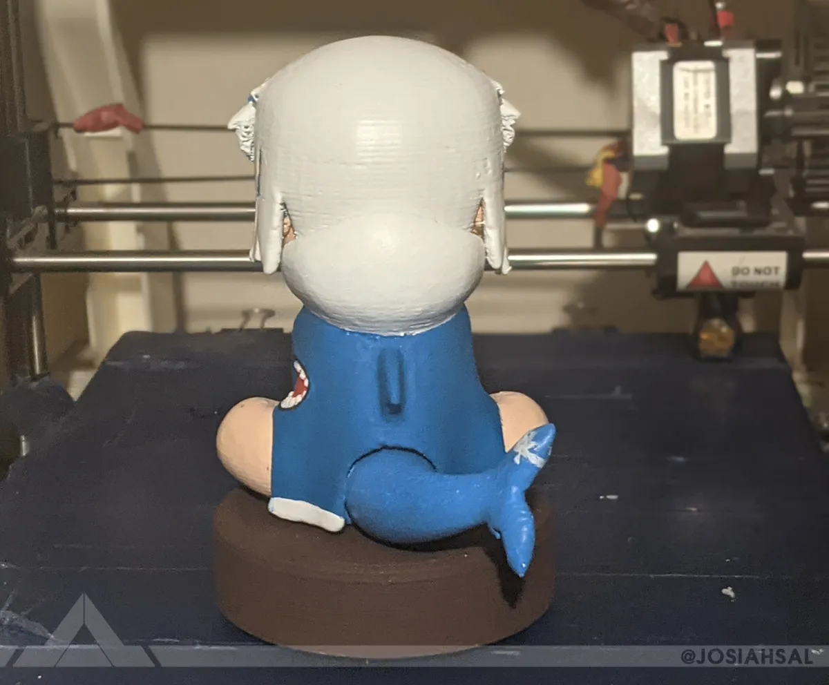 Hololive EN: Gawr Gura - 'Gura on Roomba' figure, photo 4 of 4 - Hololive EN: Gawr Gura - 'Gura on Roomba' figure Miniatures