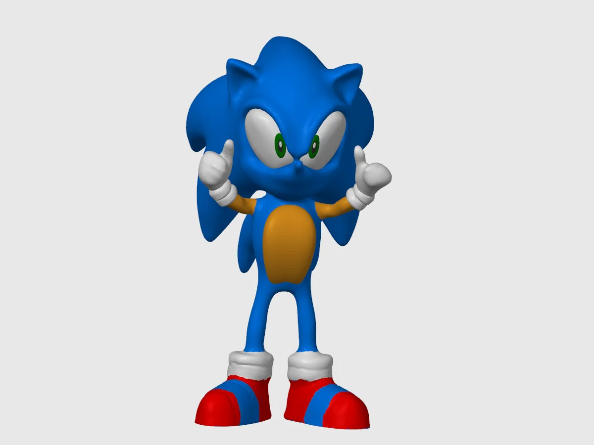 Sonic Blue Blur 90s Edition V 2 - Sonic & Retro Game Figures, in stock in India