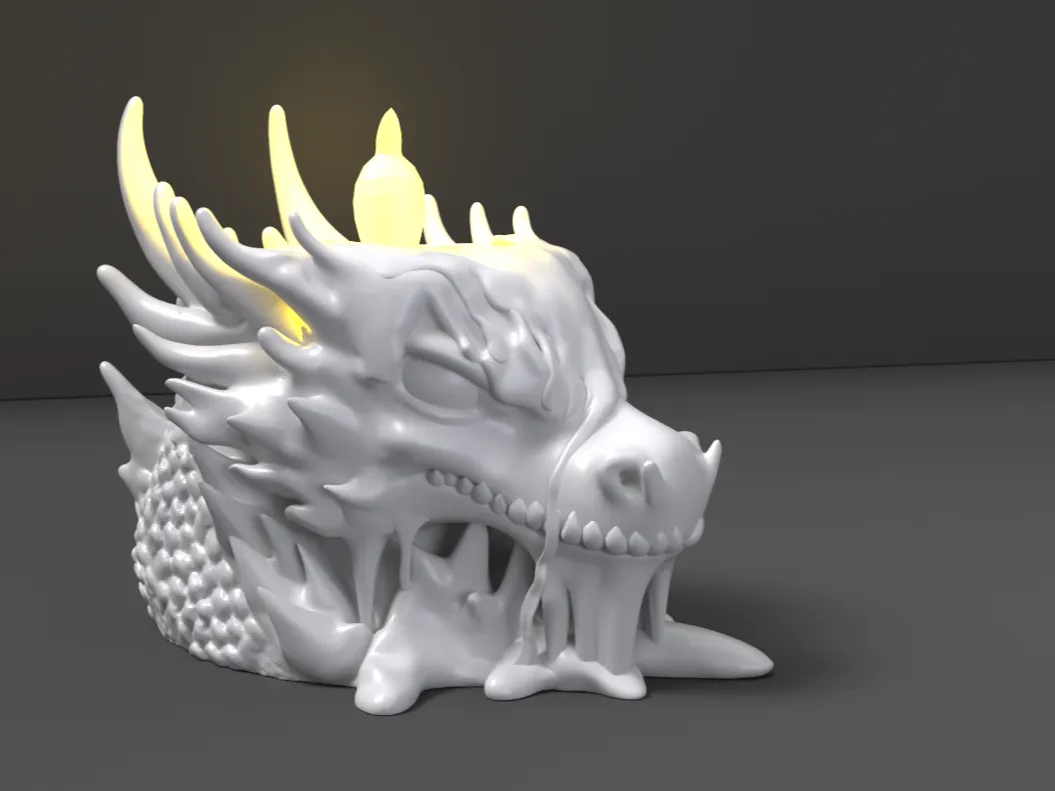 LED Tea Light Candle Dragon