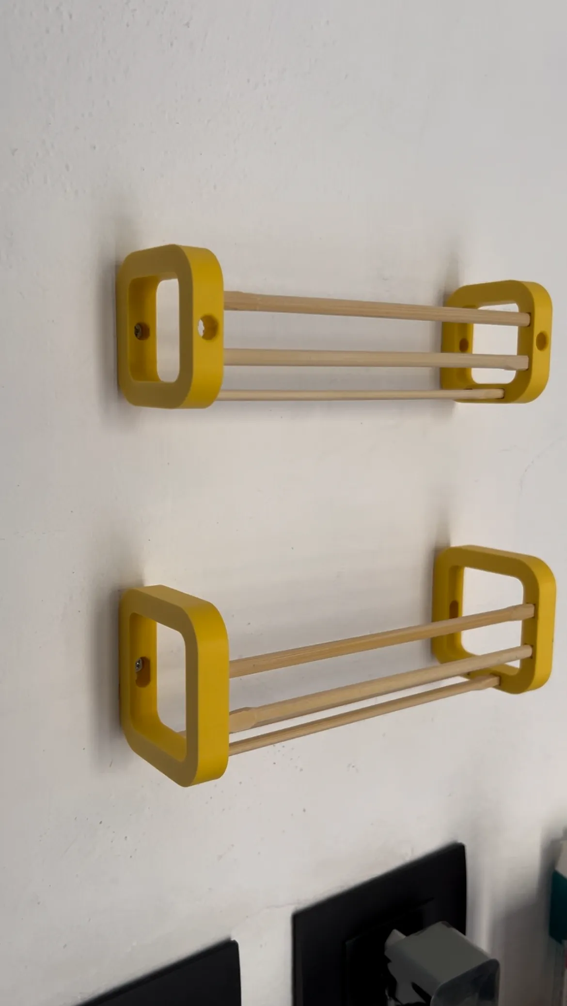 Spice rack supports - Chinese sticks upcycling, photo 2 of 3 - Spice rack supports - Chinese sticks upcycling Kitchen & Dining