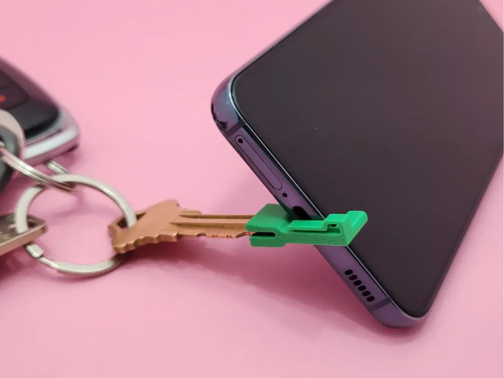 Tiny Keychain Phone Stand - Office, in stock in India