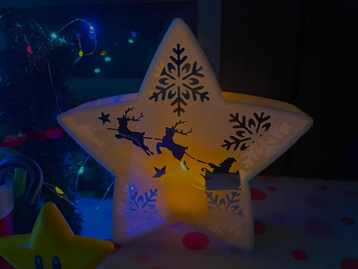 Christmas star LED candle holder, photo 2 of 4 - Christmas star LED candle holder Home Decor Items