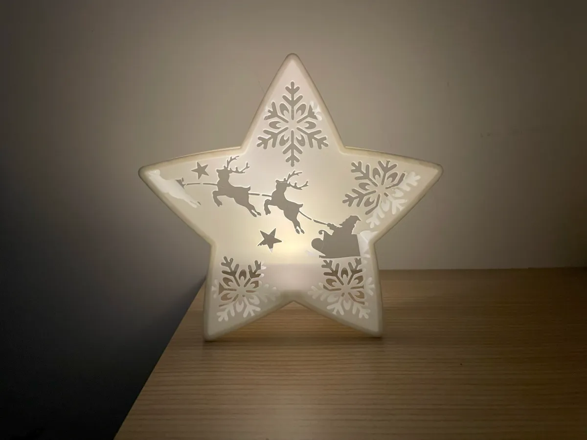 Christmas star LED candle holder, photo 4 of 4 - Christmas star LED candle holder Home Decor Items