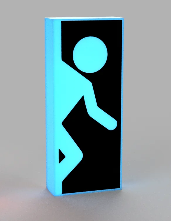 Blue Portal LED Lamp - Table & Desk Lamps, in stock