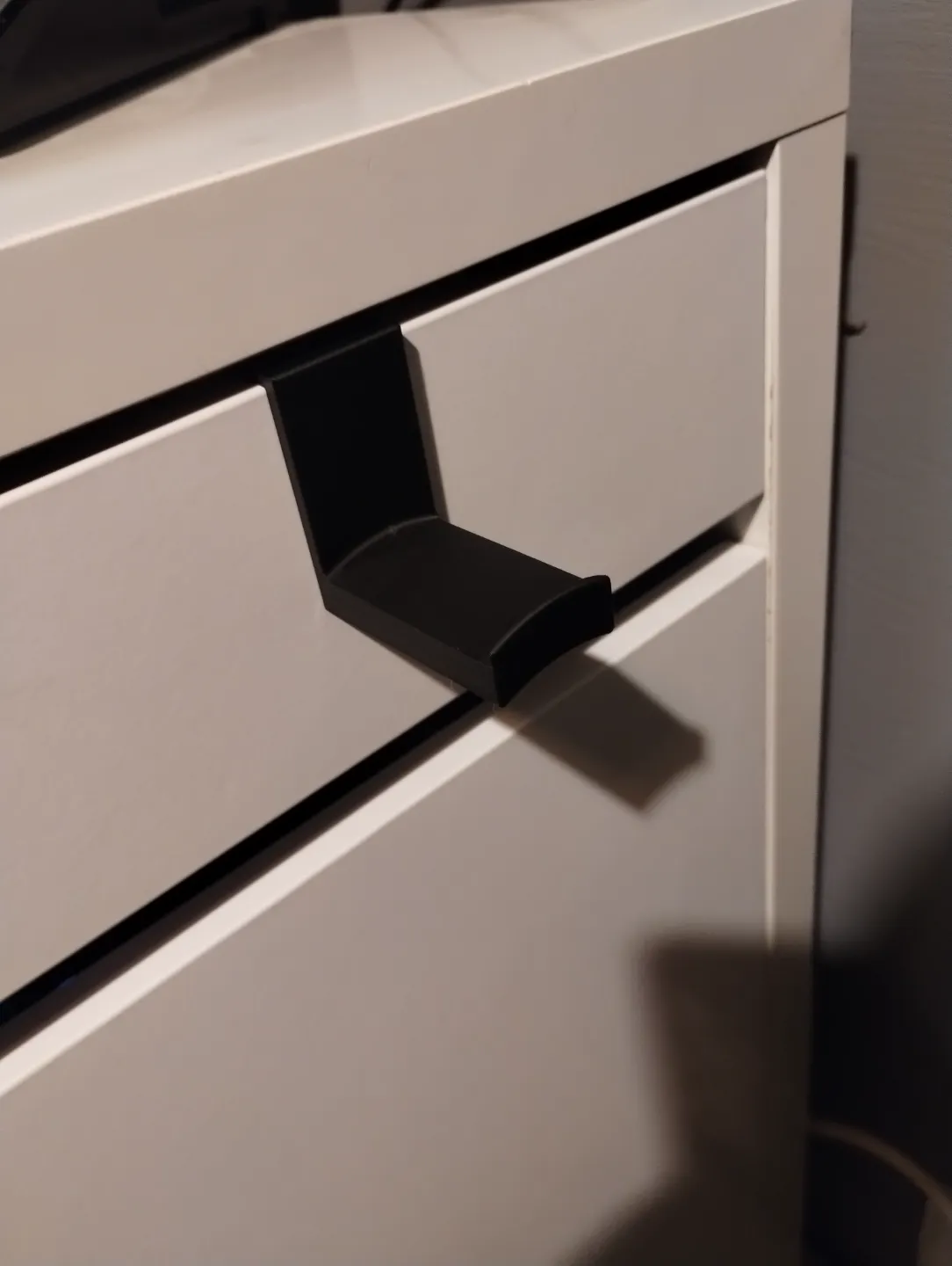 headphone headset drawer / desk hang, photo 2 of 3 - headphone headset drawer / desk hang Household
