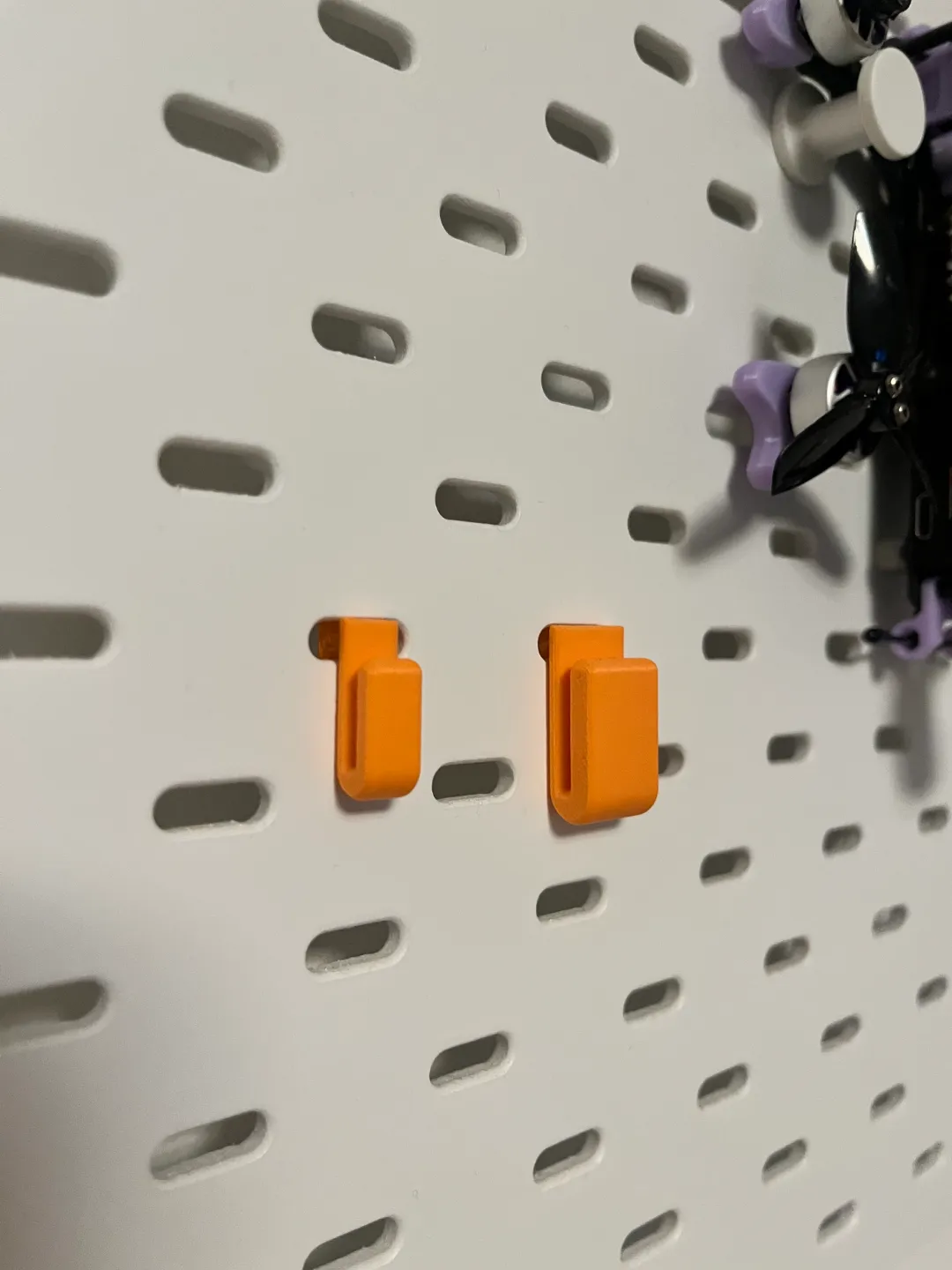 65mm Whoop Mount Ikea Skadis, photo 2 of 3 - 65mm Whoop Mount Ikea Skadis Hobby & DIY