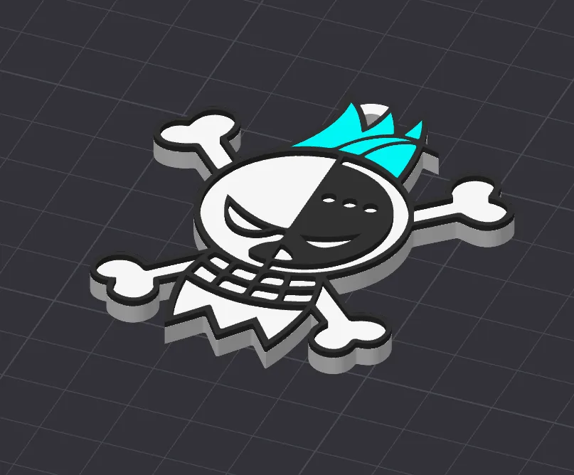 KEYCHAIN ONE PIECE FRANKY, photo 2 of 3 - KEYCHAIN ONE PIECE FRANKY Keychains