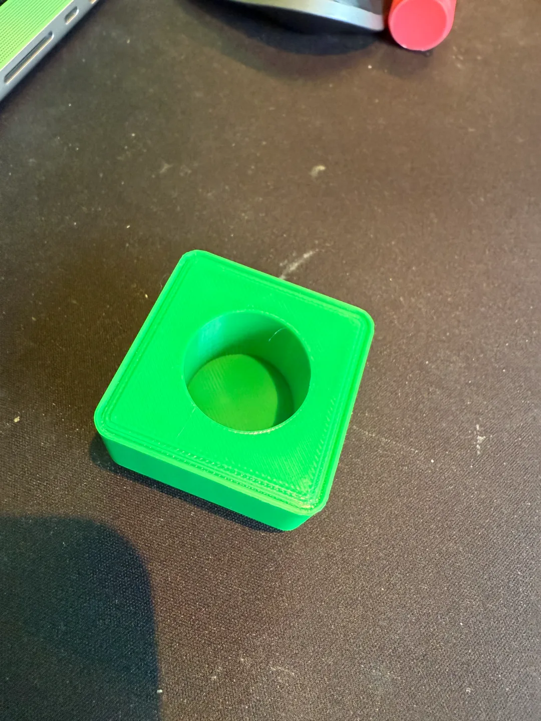 Gridfinity 1x1 box with 12mm radius hole, photo 4 of 4 - Gridfinity 1x1 box with 12mm radius hole Tools
