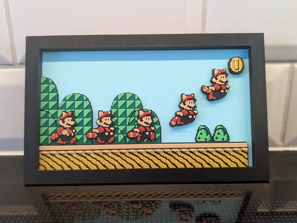 Super Mario Bros. 3 - Raccoon Mario Wall Art