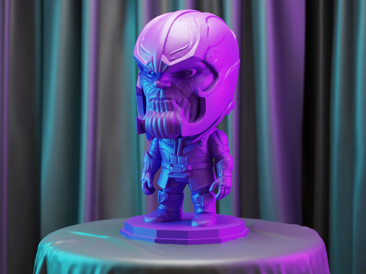 The Mad Titan Thanos Inspired Chibi Figure