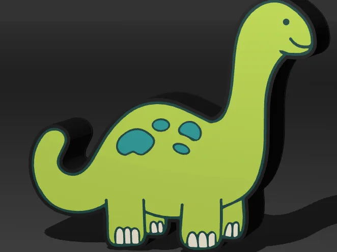 Cute Dinosaur Lightbox