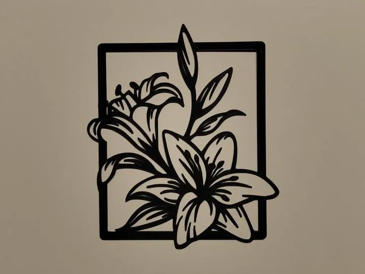 flowers wall art