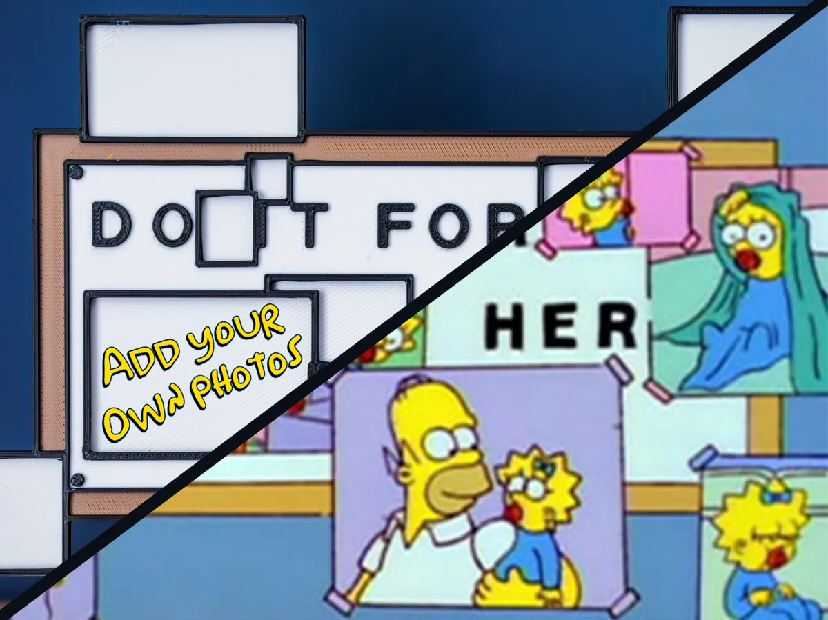 The Simpsons Photo Frame, 'Do It For Her'