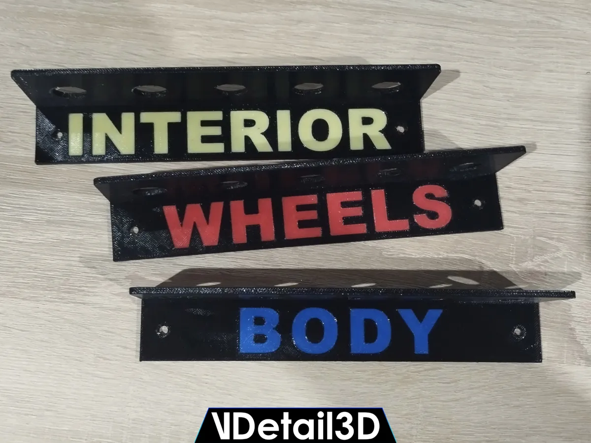 Wall-Mount Brush Holder, Interior | Body | Wheels