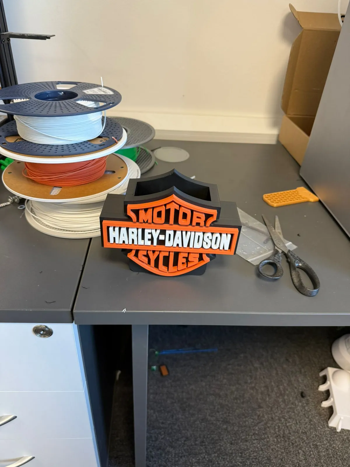 Harley Davidson Desktop Storage, photo 4 of 4 - Harley Davidson Desktop Storage Car & Vehicle