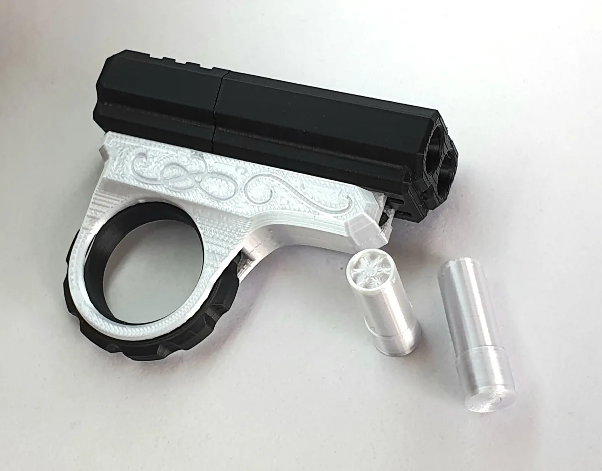 Double Barrel Gun Fidget Spinner