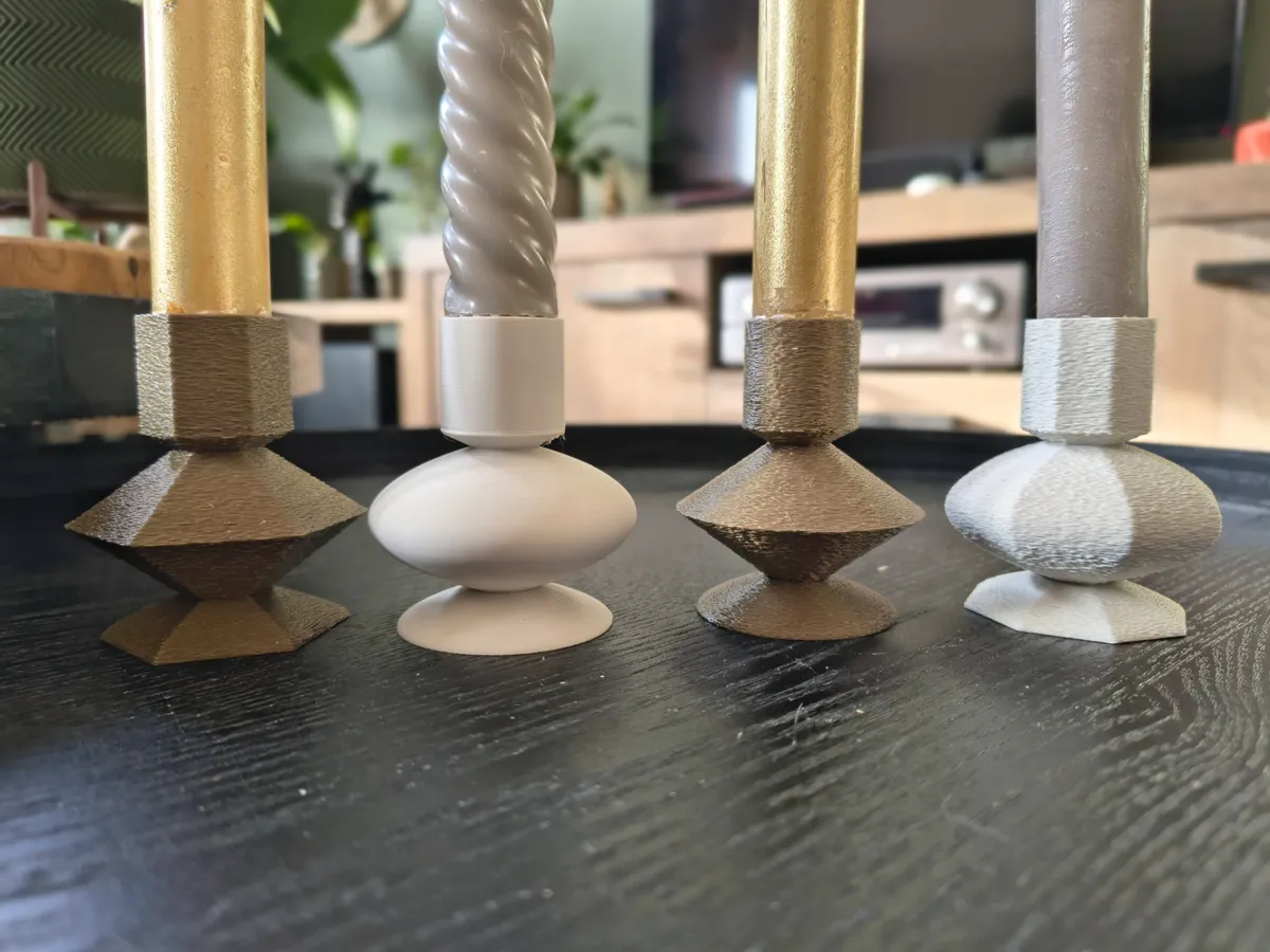 Soft Geometry Candle Set - 4 Versions
