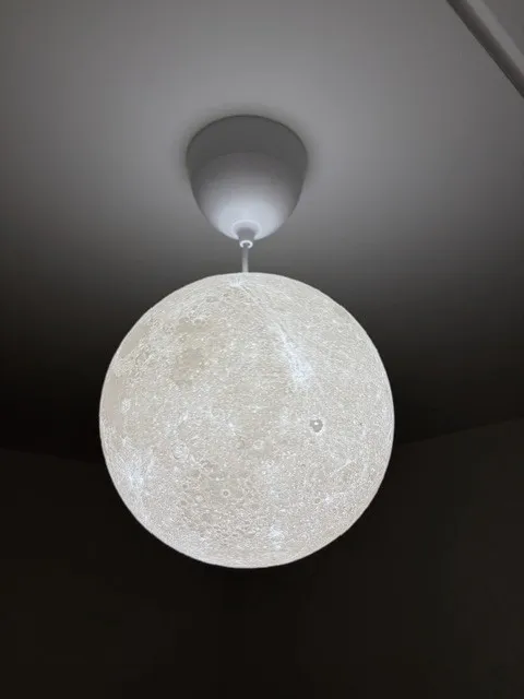 Moon Lamp 2.0 - Ceiling/Pendant/Table - 18cm/25cm, photo 3 of 4 - Moon Lamp 2.0 - Ceiling/Pendant/Table - 18cm/25cm Jewellery & Accessories