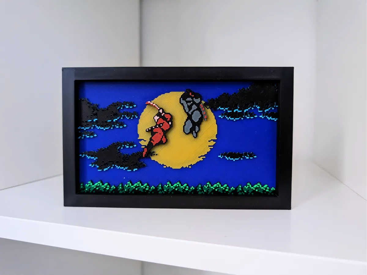 Ninja Gaiden Intro Scene Wall Art