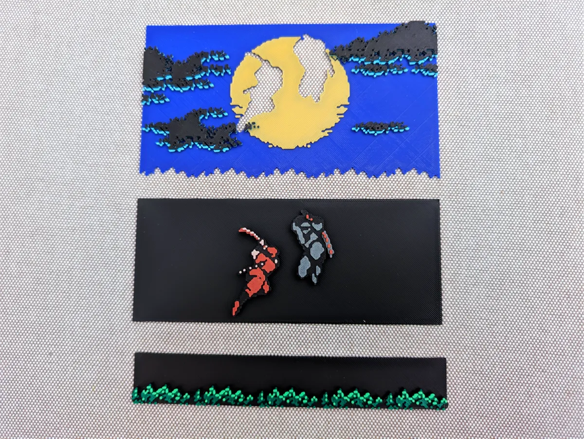 Ninja Gaiden Intro Scene Wall Art, photo 4 of 4 - Ninja Gaiden Intro Scene Wall Art Home Decor Items