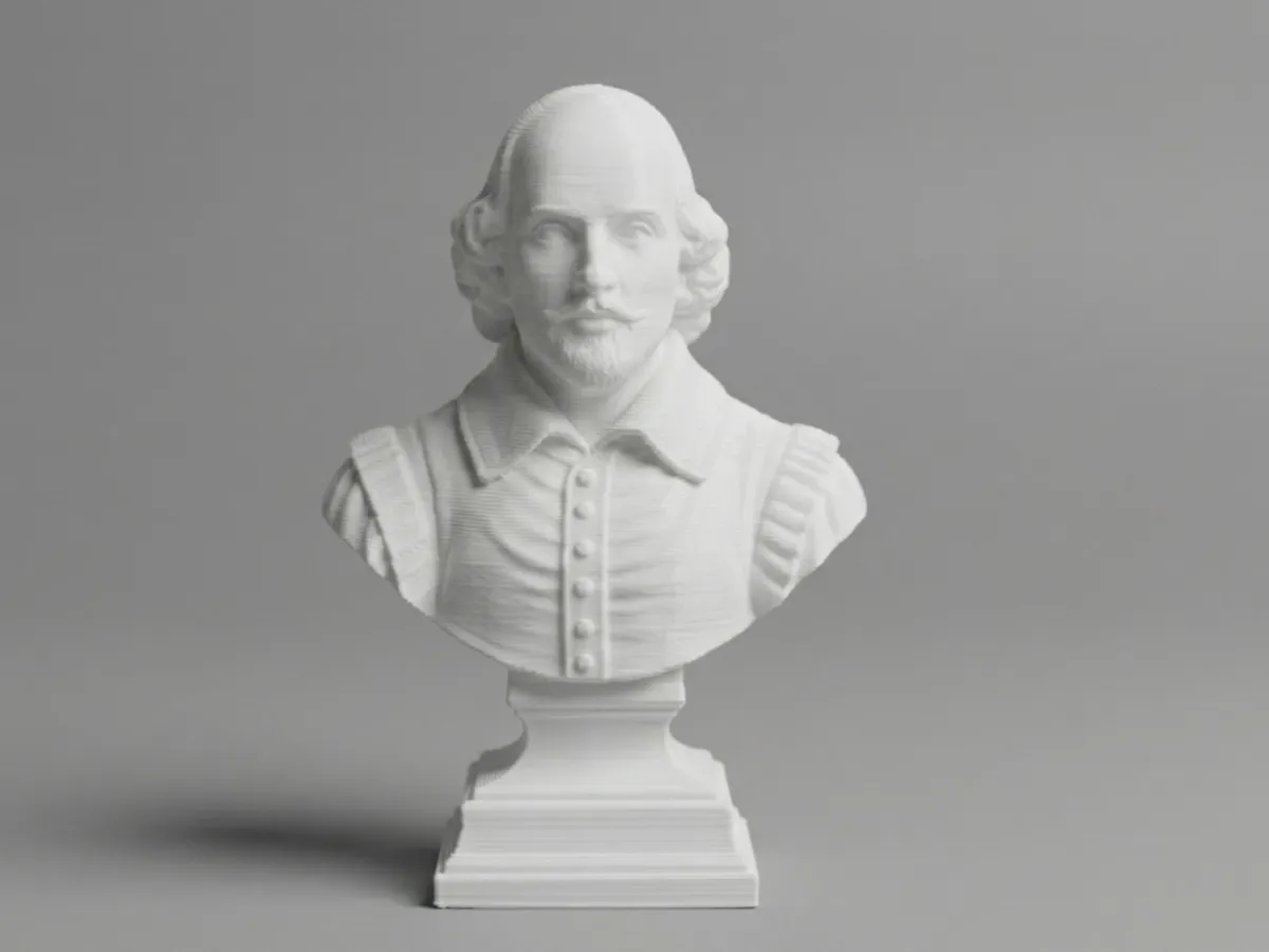 William Shakespeare Bust, Classical Sculpture