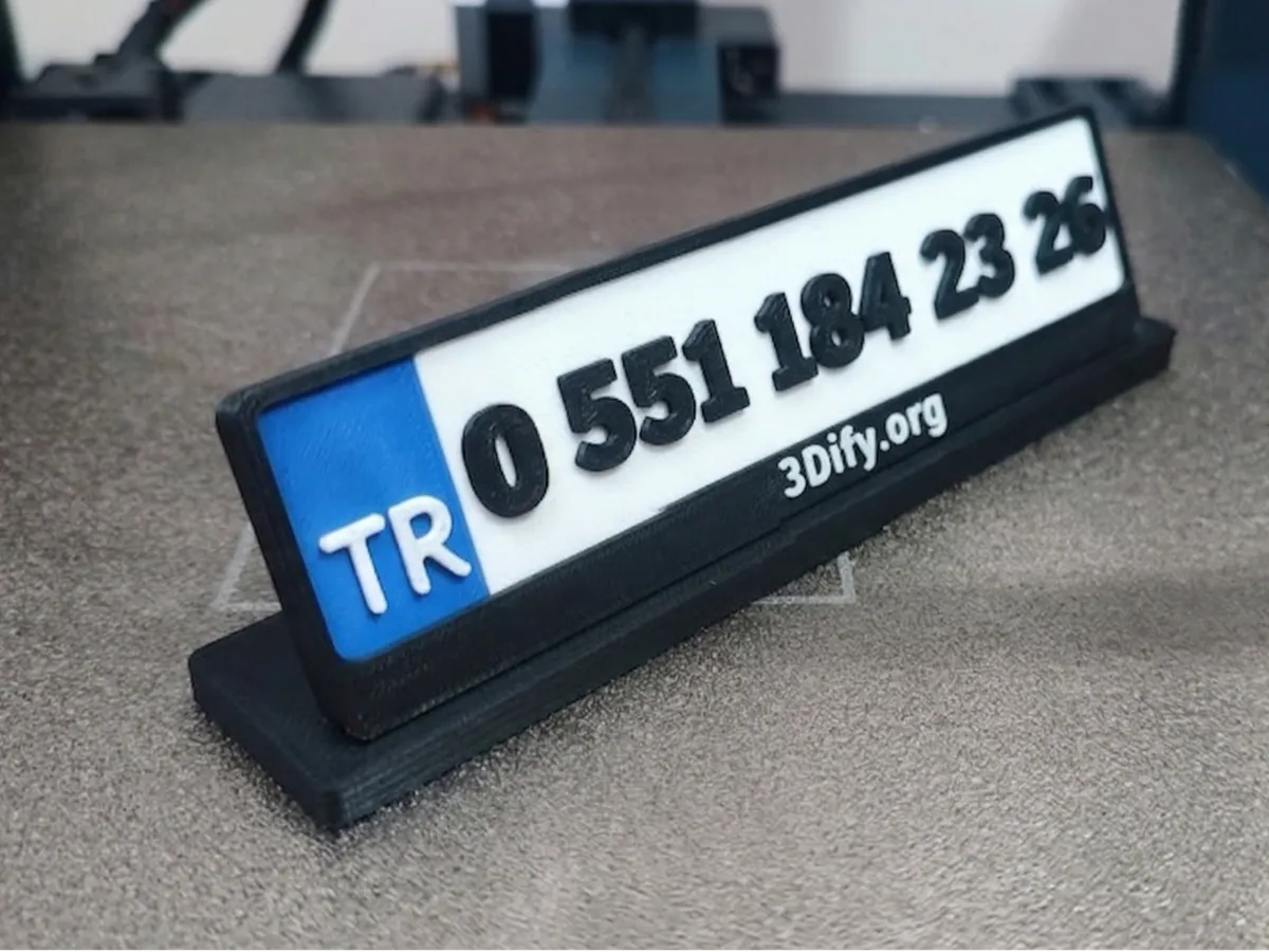 Modular Parking Number Display Stand