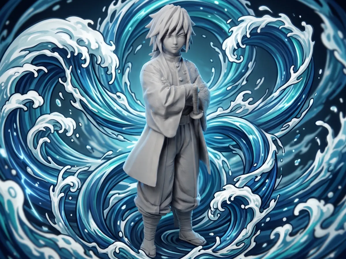 Kimetsu no Yaiba, Giyu Tomioka - Sculptures, in stock in India
