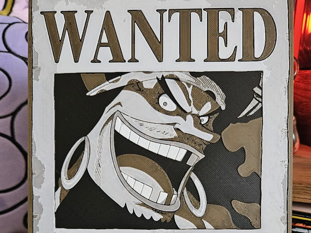 One Piece wanted poster - Marshall - D - Teach - Anime Wall Art, in stock