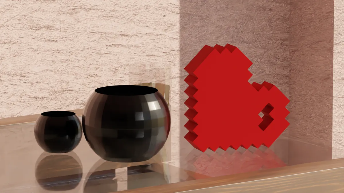 Pixel Heart - Home Decoration - Pixel Art & Mosaics, in stock in India