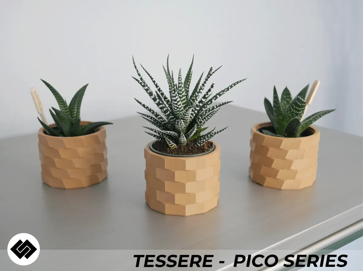 Tessere Series Triple Planter Set