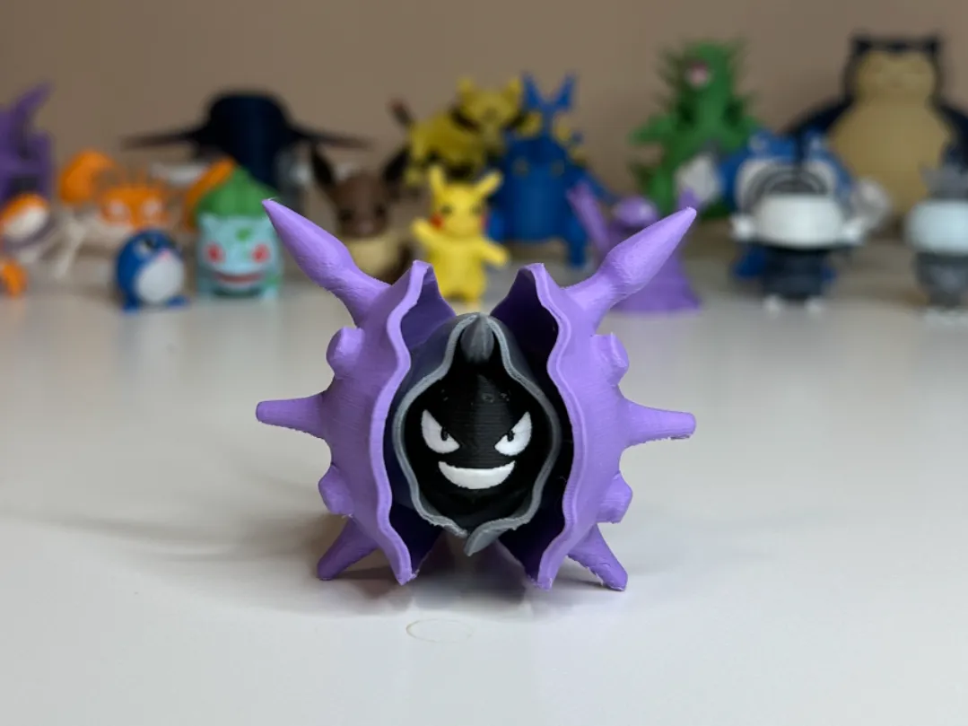Cloyster Pokemon 4 color 47mm tall