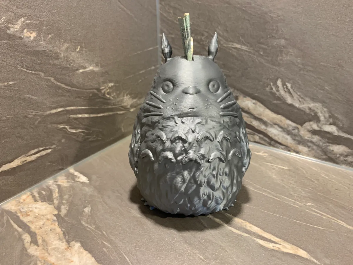 Totoro Piggy Bank, photo 3 of 4 - Totoro Piggy Bank Miniatures