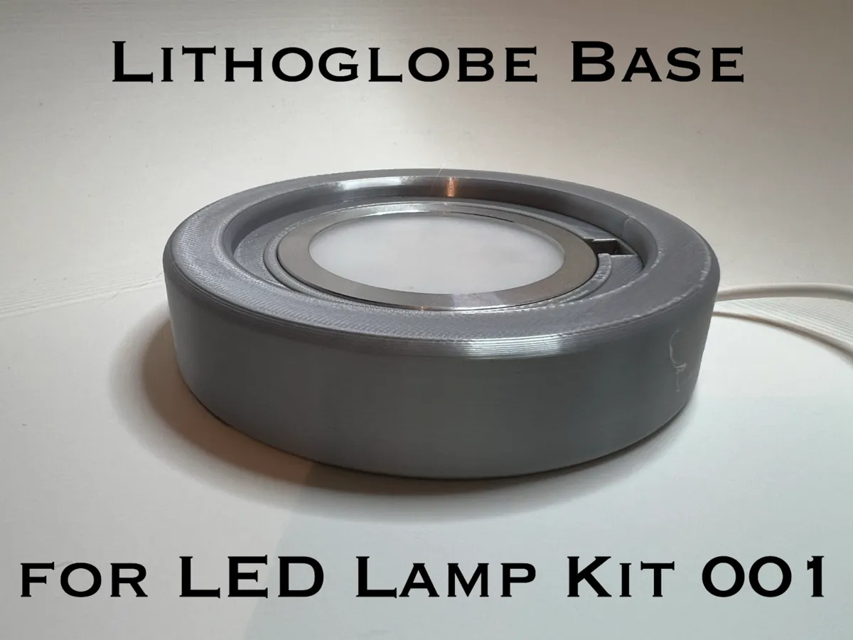Lampbase for Lithoglobe Uses LED Lamp Kit 001 - Art Pieces, in stock in India