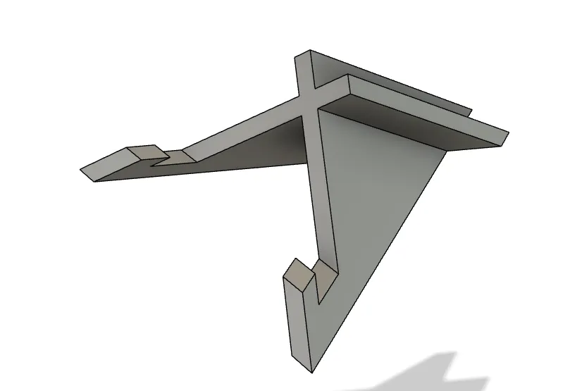 X-Shaped Desktop Phone Stand, photo 2 of 4 - X-Shaped Desktop Phone Stand Household