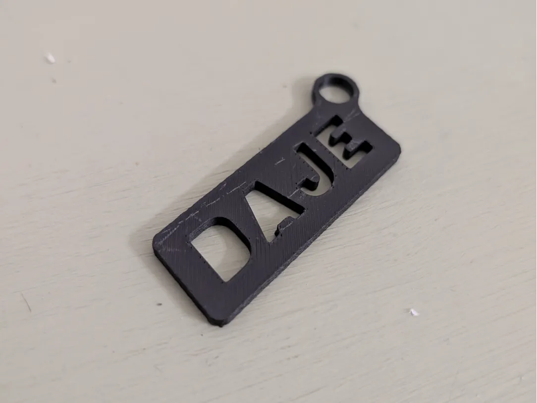 A styled keychain from Rome - Name & Letter Keychains, in stock