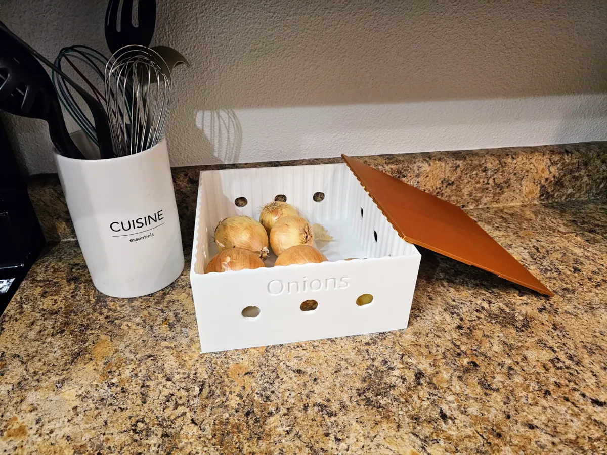 Onion Storage Bin for Kitchen or Pantry, photo 4 of 4 - Onion Storage Bin for Kitchen or Pantry Kitchen & Dining