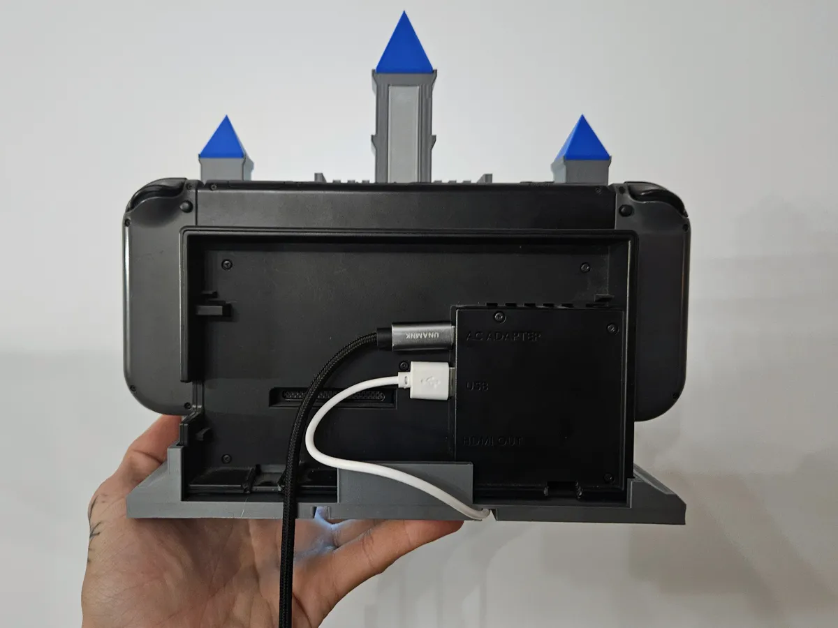 Hyrule Castle Nintendo Switch and Switch 2 dock, photo 4 of 4 - Hyrule Castle Nintendo Switch and Switch 2 dock Household