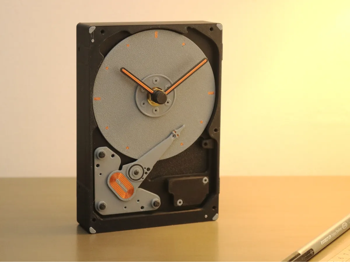 Hard Drive Clock
