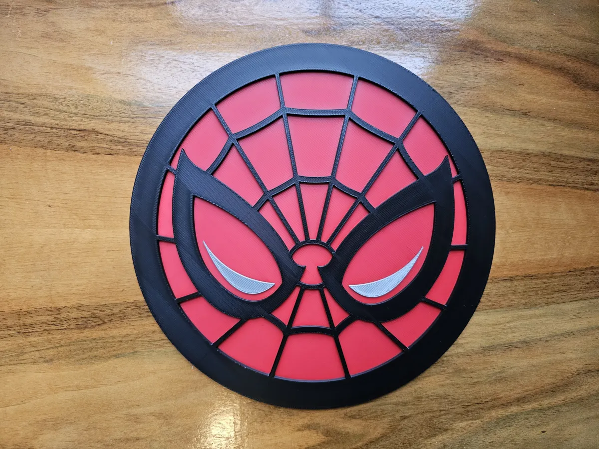 Spiderman 3D Sign, photo 2 of 4 - Spiderman 3D Sign Art