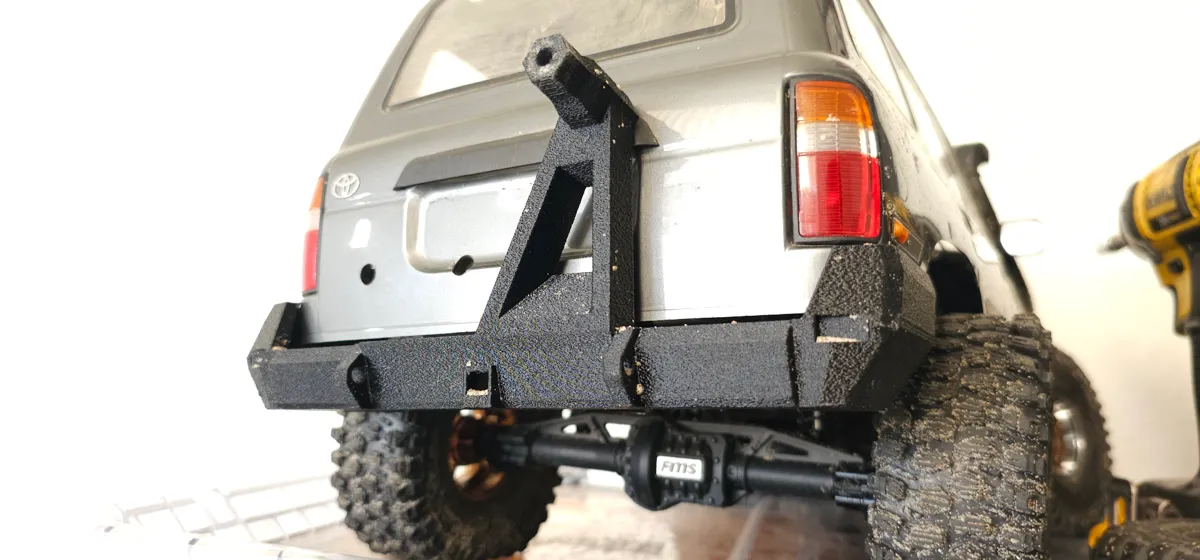 FMS FCX10 LC80 Rear Bumper, photo 3 of 4 - FMS FCX10 LC80 Rear Bumper Models, RC & Drones