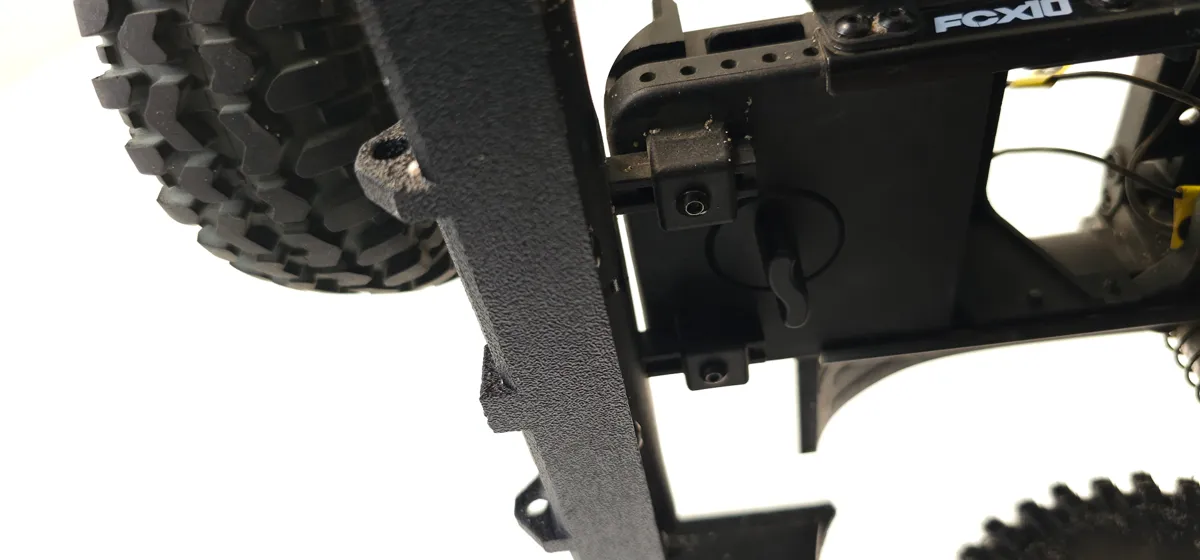 FMS FCX10 LC80 Rear Bumper, photo 4 of 4 - FMS FCX10 LC80 Rear Bumper Models, RC & Drones