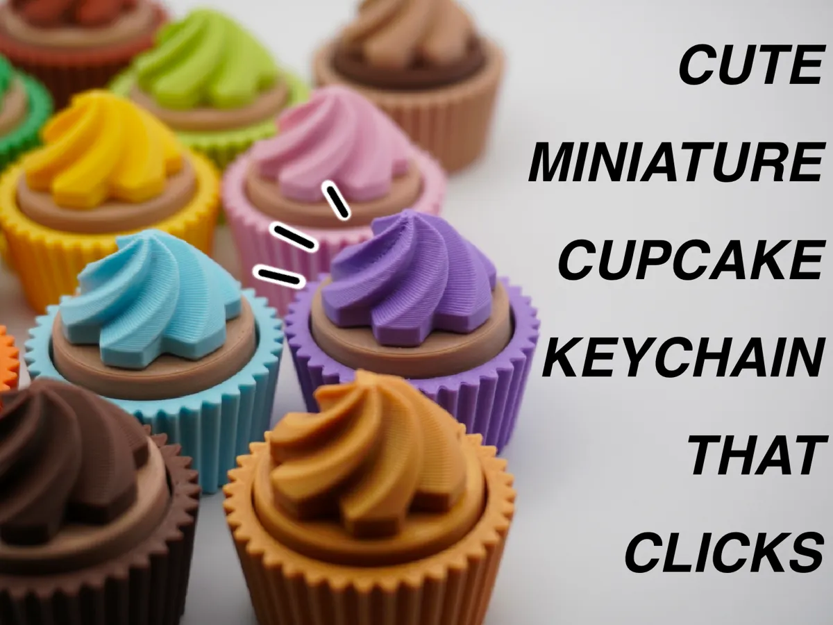 Mini Cupcake Fidget Clicker