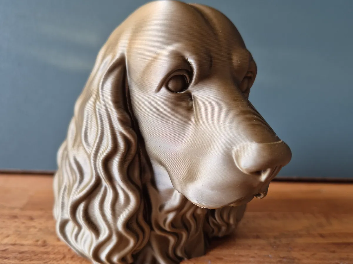 Cocker Spaniel Dog, Realistic Dog Sculpture