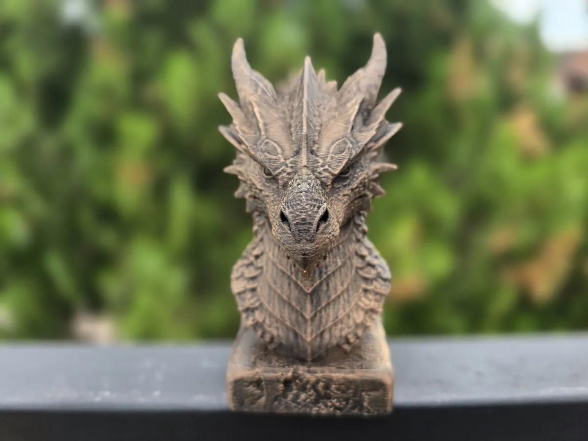 ICE DRAGON BUST, photo 3 of 4 - ICE DRAGON BUST Figurines & Collectibles