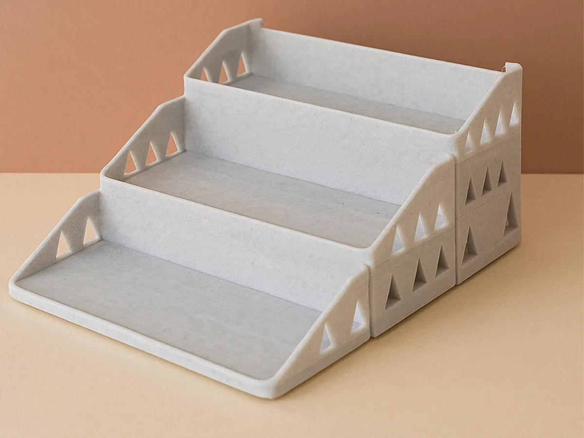 Cosmetic Tiered Display Stand