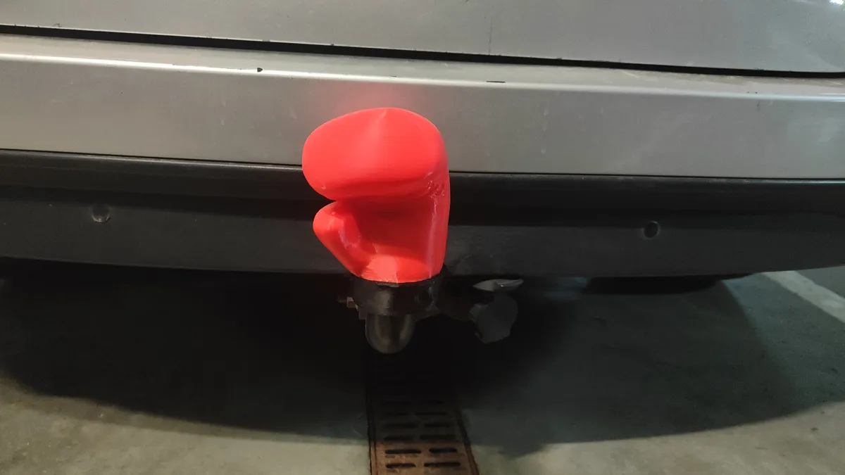Boxing Glove car/tow hook cover