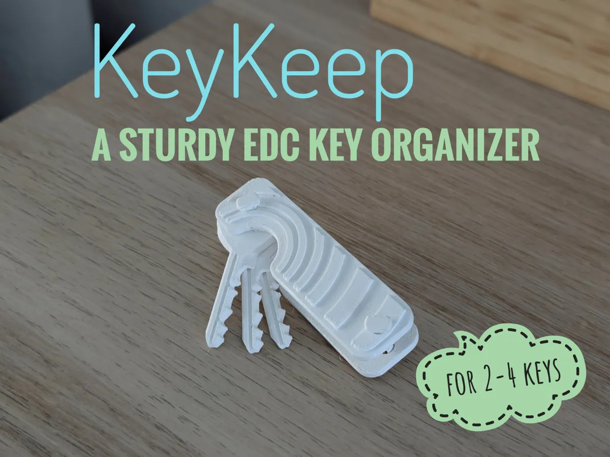 A screwless EDC key organizer