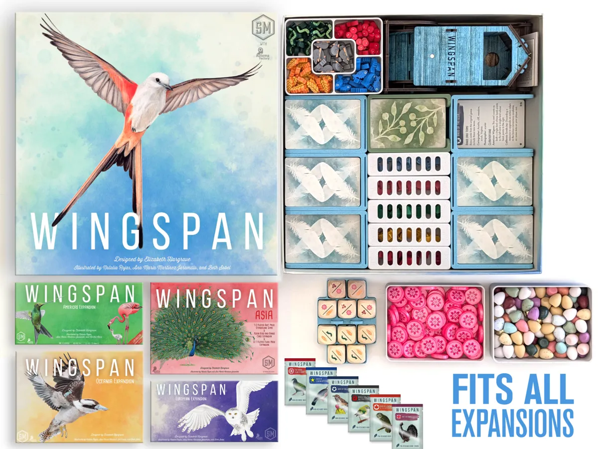 Wingspan w/ALL Expansions - Organizer Insert