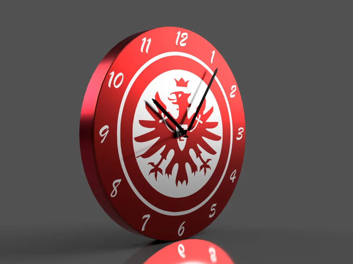 Eintracht Frankfurt Logo Clock