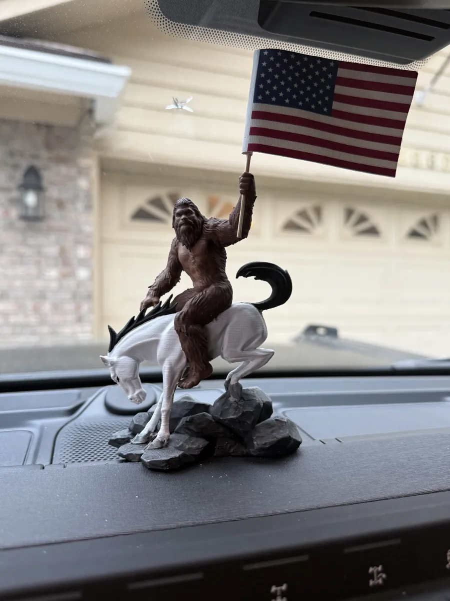 Ford Bronco Dashboard Sasquatch Figure, photo 3 of 3 - Ford Bronco Dashboard Sasquatch Figure Car & Vehicle